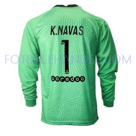 Herre Fotballdrakter Keeper Paris Saint-Germain Keylor Navas 1 Tredje 2020-21 Langermet